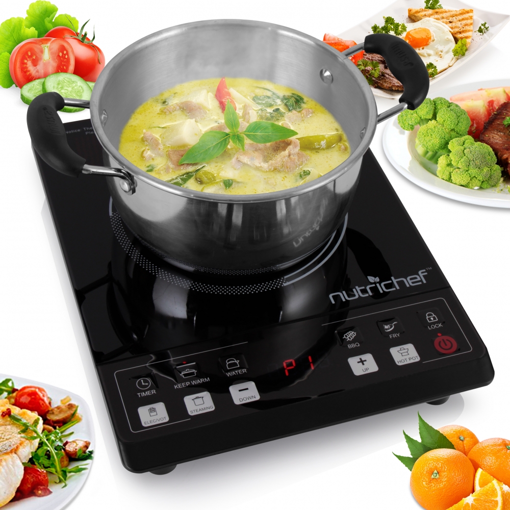 Nutrichef Electric Warming Tray / Food Warmer with Non-Stick Heat-Resistant