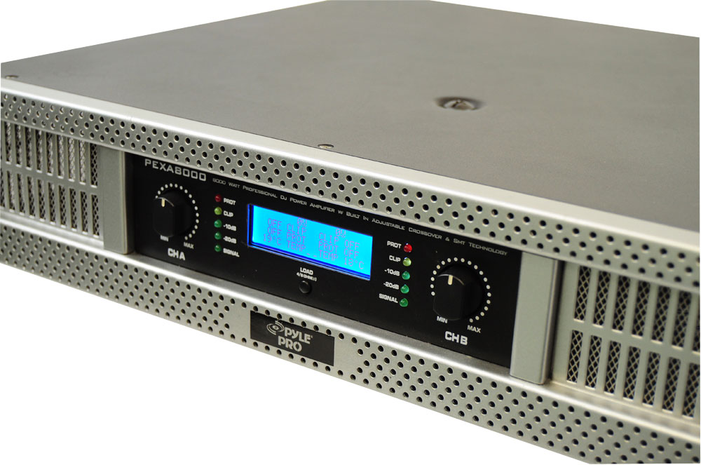 19'' Rack Mount Power Amplifier 8000 Watt - Amplifiers - Receivers