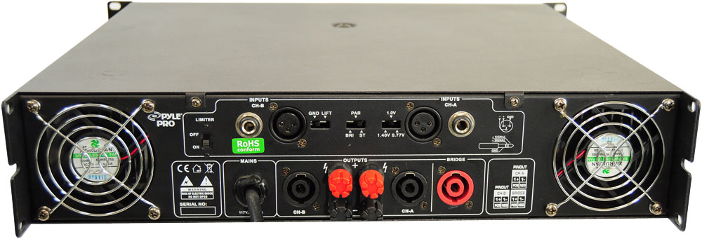 19'' Rack Mount Power Amplifier 8000 Watt - Amplifiers - Receivers