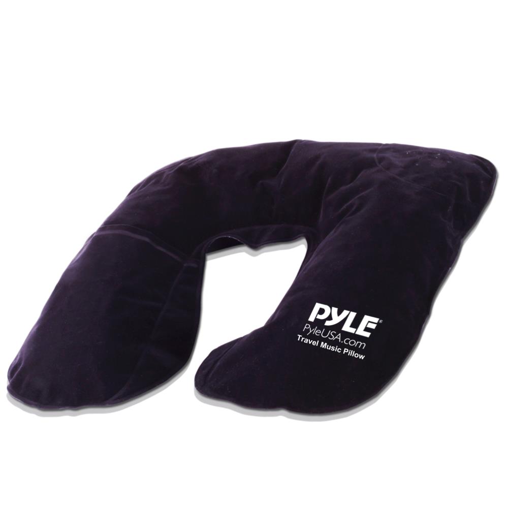 Travel pillow with built in clearance speakers