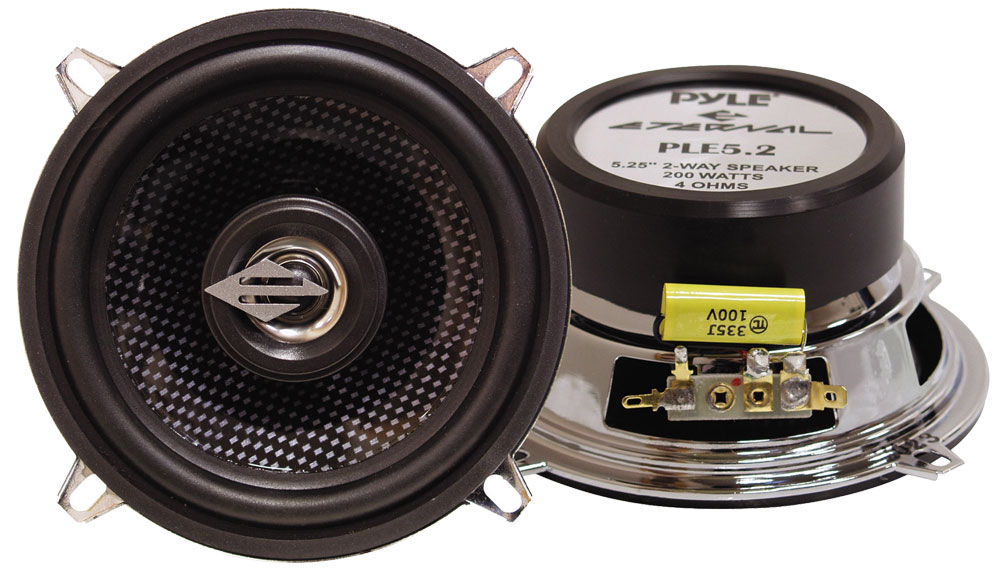 Pyle - PLE5.2 - Marine and Waterproof - Vehicle Speakers - On the Road ...