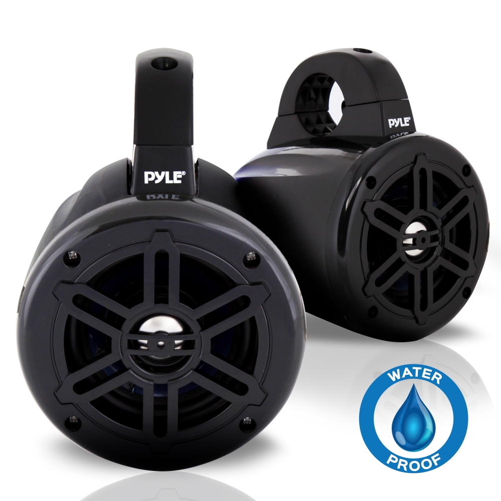 Pyle PLMRWB45B Marine and Waterproof Vehicle Speakers On the