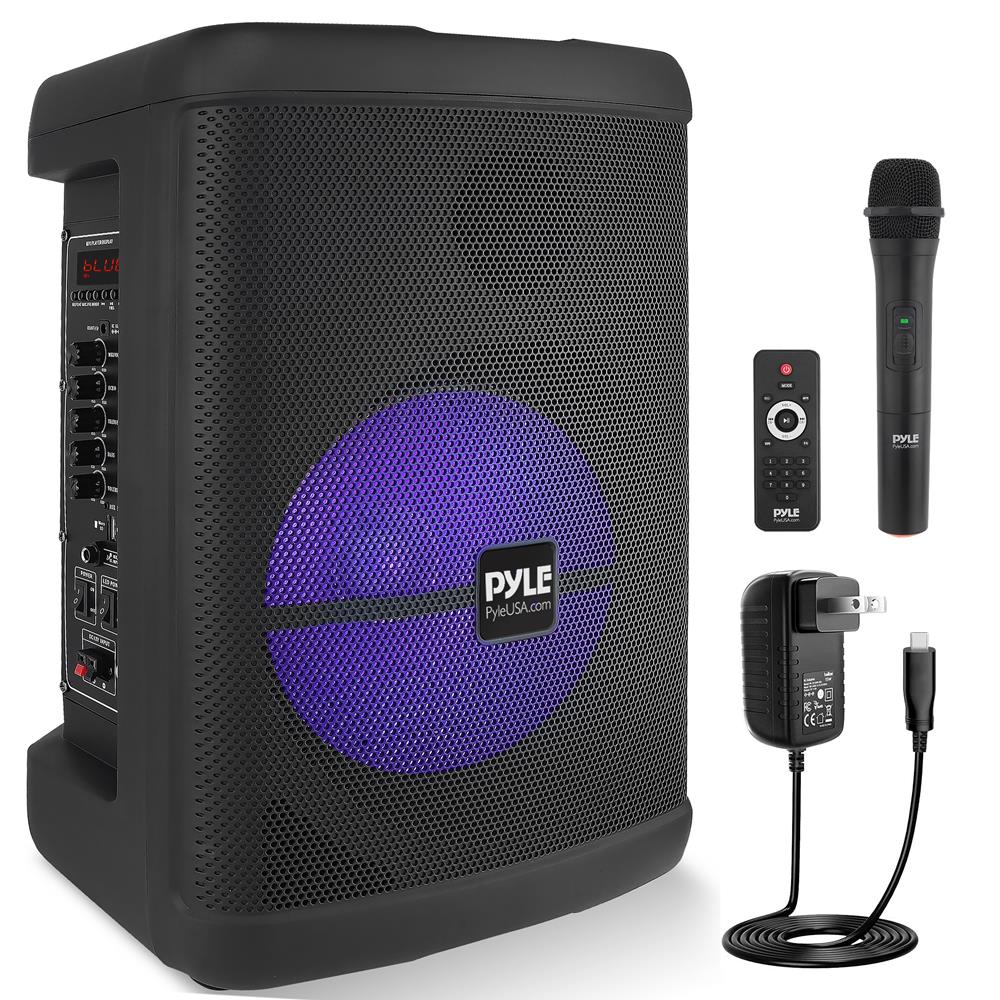 PYLE Portable hotsell PA Speaker with LED Lights PPHP1544B