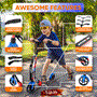 Pyle - HURTSGR , Sports and Outdoors , Kids Toy Scooters , Lightweight and Foldable Kick Scooter - Scooter for Teens and Adult, Alloy Deck with High Impact Wheels (Graffiti)