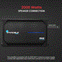 Pyle - INV1000DBA.5 , On the Road , Vehicle Amplifiers , 1 Channel 2000Watts Max Mosfet Amplifier, Invincible Series Amplifier