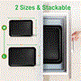 Pyle - NC2TRBL , Kitchen & Cooking , Kitchen Tools & Utensils , 2-Pc. Nonstick Cookie Sheet Baking Pan - Professional Quality Kitchen Cooking Non-Stick Bake Trays with Black Coating Inside & Outside