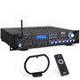 Pyle - p3001bt , Sound and Recording , Amplifiers - Receivers , Bluetooth Hybrid Amplifier Receiver - Home Theater Pre-Amplifier with Wireless Streaming Ability w/ Digital Optical/Coax, MP3/USB/SD/AUX/FM Radio (3000 Watt)