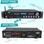 Pyle - CA-P3201BT , Sound and Recording , Amplifiers - Receivers , Bluetooth Hybrid Amplifier Receiver - Pro Audio Multi-Channel Stereo Pre-Amplifier with USB Charge & Digital Optical/Coax, MP3/USB/SD Readers, FM/AM Radio, Rack Mount (3000 Watt)