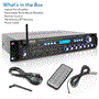 Pyle - CA-P3201BT , Sound and Recording , Amplifiers - Receivers , Bluetooth Hybrid Amplifier Receiver - Pro Audio Multi-Channel Stereo Pre-Amplifier with USB Charge & Digital Optical/Coax, MP3/USB/SD Readers, FM/AM Radio, Rack Mount (3000 Watt)