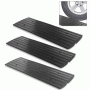 Pyle - pcrbdr23 , On the Road , Protective Storage Covers , Car/Truck Curb Ramps - Driveway Rubber Threshold Car Curb-Side Bridges (3-Pcs.)