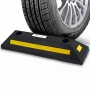 Pyle - PCRSTP11 , Misc , Vehicle Wheel Stop - Car & Truck Parking Curb Tire Stop, Heavy Duty Rubber Parking Tire Block