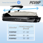 Pyle - PCVHP660 , Marine and Waterproof , Protective Storage Covers , On the Road , Protective Storage Covers , Armor Shield Trailer Pontoon Cover - Universal Cover for Pontoon Boats (for Pontoons 17’ - 20’ ft. Length)