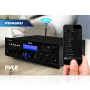 Pyle - ca-pda6bu.5 , Sound and Recording , Amplifiers - Receivers , Compact Bluetooth Stereo Amplifier - Desktop Audio Power Amp Receiver with FM Radio, MP3/USB/SD Readers, Digital LCD Display, Microphone Input (200 Watt)