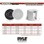 Pyle - PDPC5T , Sound and Recording , Home Speakers , In-Wall / In-Ceiling 5