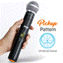 Pyle - pdwm13uh , Musical Instruments , Microphone Systems , Sound and Recording , Microphone Systems , UHF Wireless Microphone System - Handheld Mic & Wireless Transmitter with Universal Plug-and-Play Audio