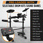 Pyle - PEDKITPRO100 , Musical Instruments , Electronic Drum Kit - Compact Drumming Machine, MIDI Computer Connection, Quick Setup Roll-Up Design (Mac & PC Compatible)