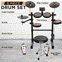 Pyle - PEDKITPRO100 , Musical Instruments , Electronic Drum Kit - Compact Drumming Machine, MIDI Computer Connection, Quick Setup Roll-Up Design (Mac & PC Compatible)