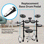 Pyle - PEDKITPRO3 , Parts , Electronic Drum Pads - 7 Pad Digital Drum Kit with Touch Sensitivity