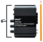 Pyle - PFA100 , Sound and Recording , Amplifiers - Receivers , 30 Watt Class-T Hi-Fi Stereo Amplifier with AC Adapter Included