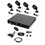 Pyle - PHDVR40 , Home and Office , TVs - Monitors , 4 Channel DVR & 4 Color Camera Surveilance Kit