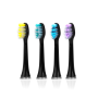 Pyle - PHLTB1BK , Health and Fitness , Toothbrushes - Oral Hygiene , 4 Replacement Electronic Toothbrush Brush Heads (Black Color)