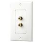 Pyle - PHRCA2 , Home and Office , Wall Plates - In-Wall Control , Dual Stereo RCA Wall Plate 