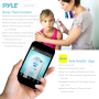 Pyle - AZPHTM10BTBL ,  , Bluetooth Infrared Ear Thermometer with Digital LCD Display Readout