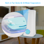 Pyle - PHUMDIF8 , Home and Office , Therapeutic , Serene Life Ultrasonic Humidifier, Cool Mist Moisture with Aroma/Oil Fragrance Diffuser