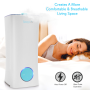 Pyle - PHUMDIF8 , Home and Office , Therapeutic , Serene Life Ultrasonic Humidifier, Cool Mist Moisture with Aroma/Oil Fragrance Diffuser