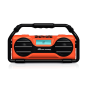 Pyle - PJSR350OR , Sports and Outdoors , Portable Speakers - Boom Boxes , Gadgets and Handheld , Portable Speakers - Boom Boxes , Industrial BoomBoX Rugged Bluetooth Speaker, Heavy-Duty & Splash-Proof Stereo Radio, Portable Wireless Sound System, USB/SD/MP3/FM Radio (Orange)