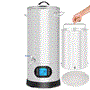 Pyle - PKBRKTL150 , Kitchen & Cooking , Fridges & Coolers , Home Beer Brewing Machine with Inner Malt Pipe and Filter Screen