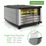 Pyle - PKFD52 , Kitchen & Cooking , Dehydrators & Steamers , Food Dehydrator, Multi-Tier Kitchen Countertop Dehydrator