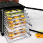 Pyle - AZPKFD58 , Kitchen & Cooking , Dehydrators & Steamers , Digital Food Dehydrator, Multi-Tier Kitchen Countertop Dehydrator