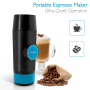 Pyle - PKPRCFMAK2 , Kitchen & Cooking , Blenders & Food Processors , Portable Espresso Maker - Compact & Handheld Single Shot Electric Espresso Machine