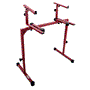 Pyle - PKST64 , Musical Instruments , Mounts - Stands - Holders , Sound and Recording , Mounts - Stands - Holders , Heavy-Duty Keyboard Stand - Height Adjustable Music Stand with 2nd Tier