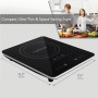 Pyle - PKSTIND24 , Kitchen & Cooking , Cooktops & Griddles , Induction Cooktop - Digital Countertop Burner with Adjustable Temp Control