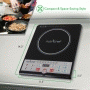 Pyle - PKSTIND26 , Kitchen & Cooking , Cooktops & Griddles , Induction Cooktop - Digital Countertop Induction Burner with Adjustable Temp Control