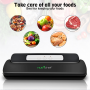 Pyle - AZPKVS10BK , Kitchen & Cooking , Vacuum Sealers , Automatic Vacuum Sealer - Electric Air Sealing Food Preserver