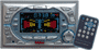 Pyle - PLCDCS330MP , On the Road , Headunits - Stereo Receivers , Double Din AM/FM Cassette & CD Player w/Motorized Slide Down Face w/MP3 Player