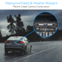 Pyle - plcm29ms , On the Road , Rearview Backup Cameras - Dash Cams , Reverse / Parking Assist License Plate Frame Cam with Night Vision & Distance Scale Lines