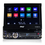 Pyle - PLDT87BT , On the Road , Headunits - Stereo Receivers , 7-inch Bluetooth Headunit Receiver, Built-in Mic for Hands-Free Call Answering, Touch Screen, Multimedia Disc Player, USB/Micro SD Readers, AM/FM Radio, AUX Input, Single DIN