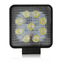 Pyle - PLEDSQ27 , On the Road , Mountable Lights - Lamps , LED Lamp Spot Light - Water Resistant Beam Flood Light (27 Watt, 4.2")