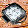 Pyle - PLEDSQ27 , On the Road , Mountable Lights - Lamps , LED Lamp Spot Light - Water Resistant Beam Flood Light (27 Watt, 4.2")