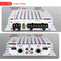 Pyle - PLMRA410BT , On the Road , Vehicle Amplifiers , Elite Series Waterproof Bluetooth Amplifier, 400 Watt 4-Channel Amp