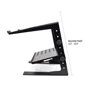 Pyle - PLPTS30 , Musical Instruments , Mounts - Stands - Holders , Sound and Recording , Mounts - Stands - Holders , Laptop Computer Stand For DJ With Flat Bottom Legs