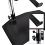 Pyle - PLPTS45 , Musical Instruments , Mounts - Stands - Holders , Sound and Recording , Mounts - Stands - Holders , Laptop, Mixer & Studio Equipment Stand Holder Tabletop Mount, Universal Dual Device Placement, Adjustable