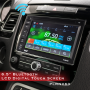 Pyle - PLRNV63 , On the Road , Headunits - Stereo Receivers , 6.5” Bluetooth LCD Digital Touch Screen Receiver with GPS , with maps for USA/CANADA/MEXICO, USB/SD Memory Card Readers, AUX/MP3 Input, Bluetooth, Double DIN with Remote