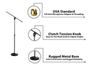 Pyle - PMKS15 , Musical Instruments , Mounts - Stands - Holders , Sound and Recording , Mounts - Stands - Holders , Universal Compact Base  Microphone Stand - Adjustable & Extendable Boom