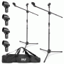 Pyle - pmkskt35 , Musical Instruments , Mounts - Stands - Holders , Sound and Recording , Mounts - Stands - Holders , Universal Tripod Microphone Stands - Adjustable & Extendable set of 2