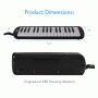 Pyle - PMLD12BK , Musical Instruments , Harmonicas , Melodica - Keyboard Harmonica Instrument